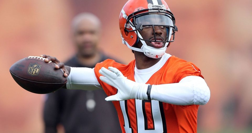 Robert Griffin III starting for the Cleveland Browns