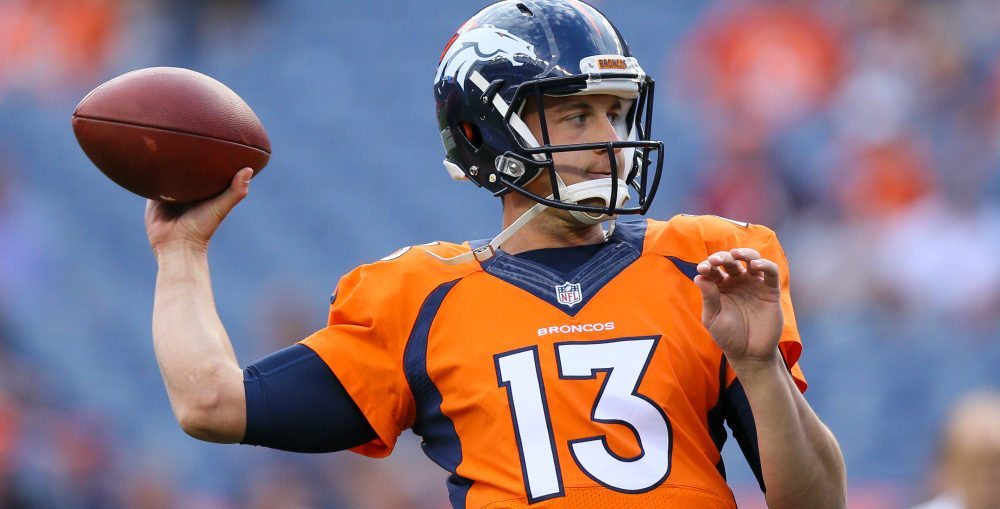 Denver Broncos quarterback Trevor Siemian