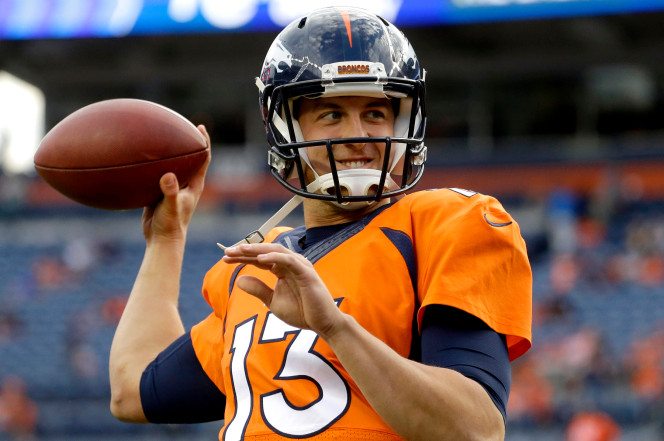 Denver Broncos quarterback Trevor Siemian