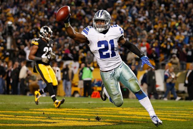 Dallas Cowboys rookie running back Ezekiel Elliott scores touchdown to win vs Pittsburgh Steelers