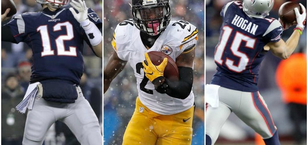 Week 14 Top NFL players New England Patriots quarterback Tom Brady, Pittsburgh Steelers running back Le'Veon Bell, New England Patriots wide receiver Chris Hogan